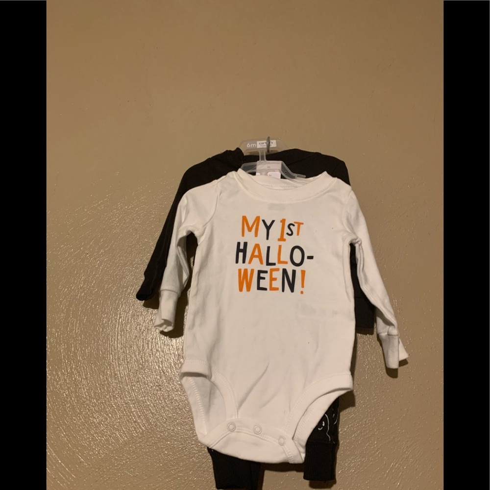 Infant Girl 3-pc Halloween set, New item